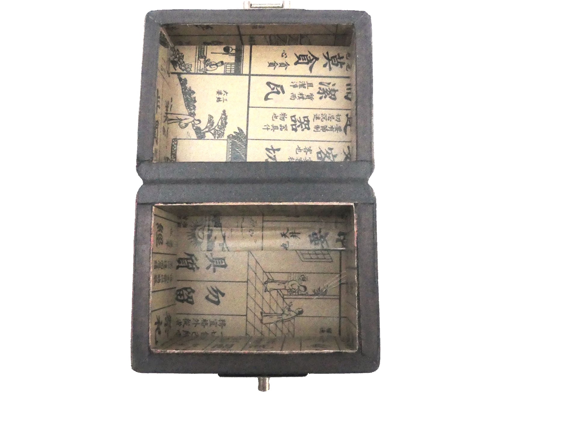 Boite de domino boite ouverte sans pieces