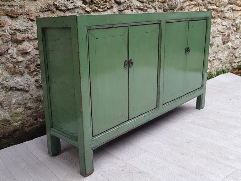 grand buffet 4 portes vert d'eau gauche