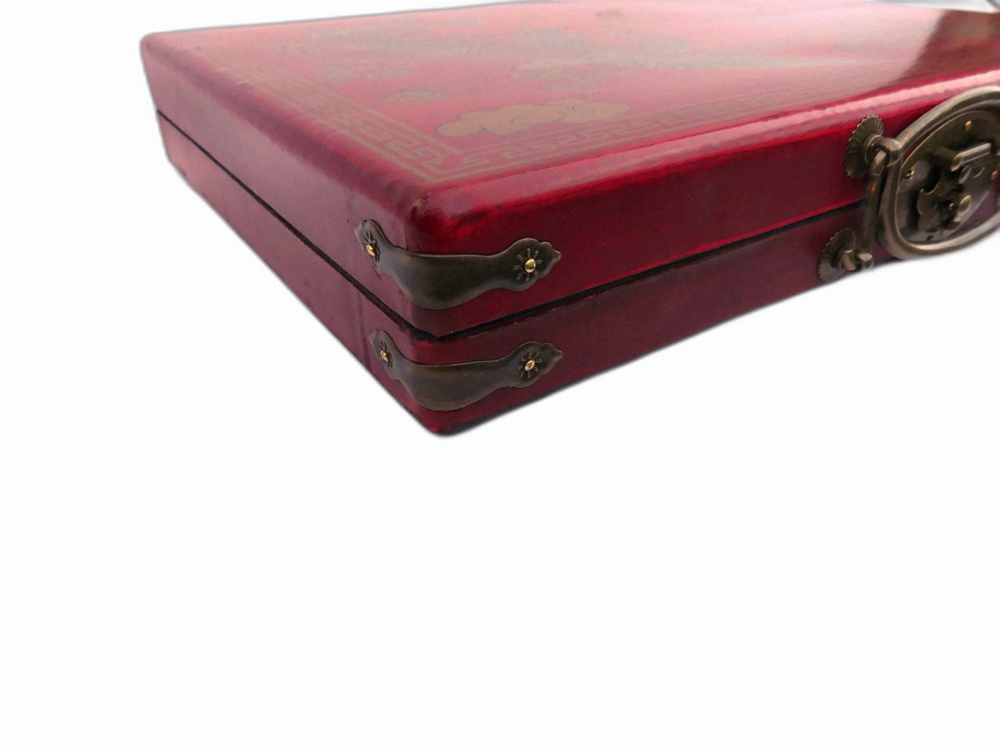 Jeu de mahjong ferrures d'angles