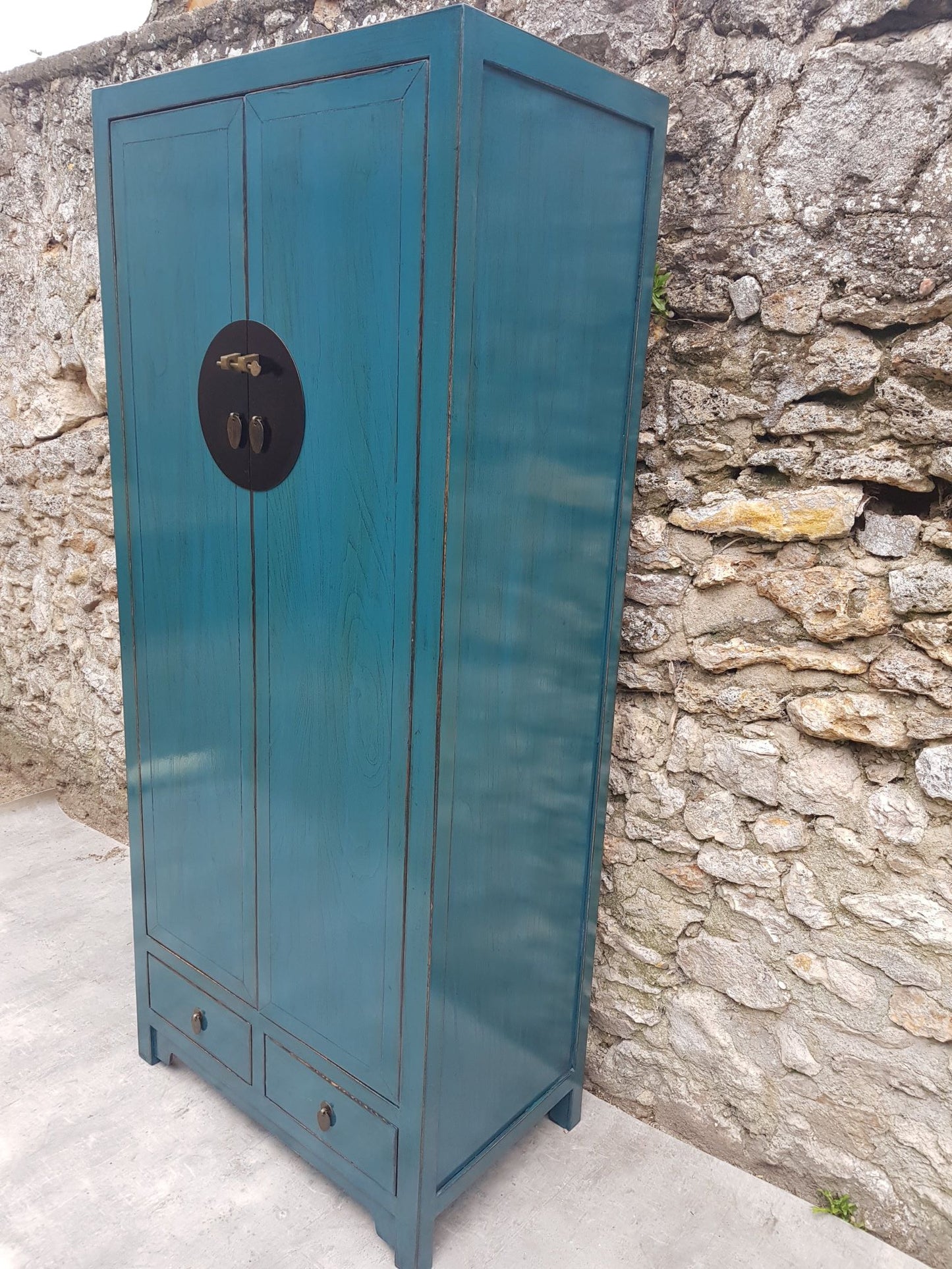 armoire penderie couleur bleu turquoise 3